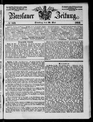 Breslauer Zeitung on May 25, 1852