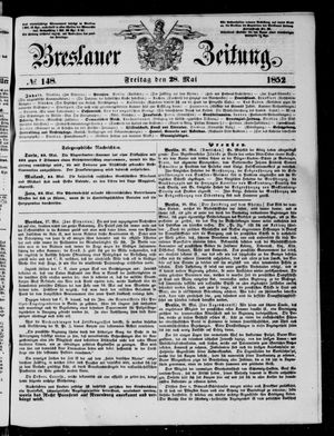 Breslauer Zeitung vom 28.05.1852