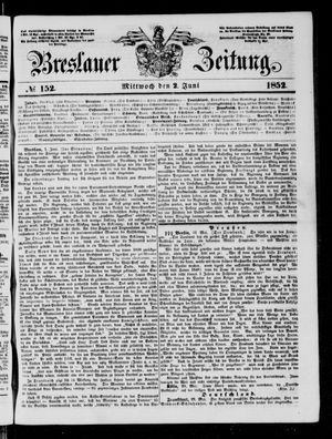 Breslauer Zeitung vom 02.06.1852