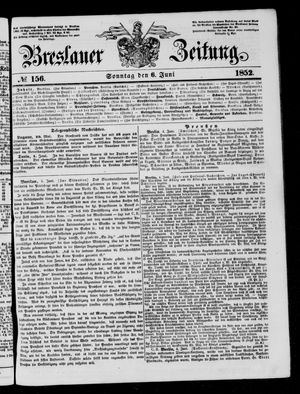 Breslauer Zeitung vom 06.06.1852