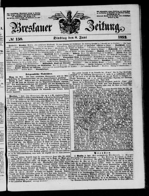 Breslauer Zeitung on Jun 8, 1852