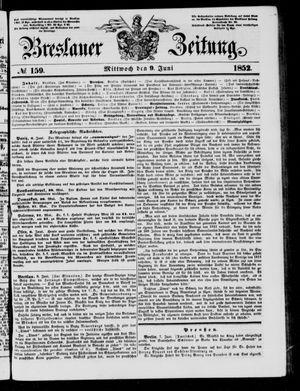 Breslauer Zeitung vom 09.06.1852