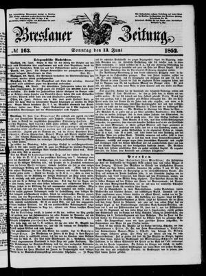 Breslauer Zeitung vom 13.06.1852