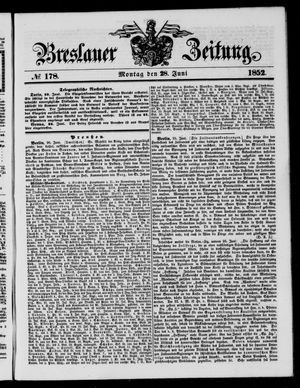 Breslauer Zeitung vom 28.06.1852