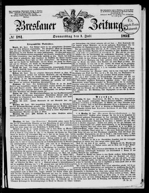 Breslauer Zeitung on Jul 1, 1852