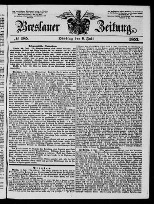 Breslauer Zeitung vom 06.07.1852