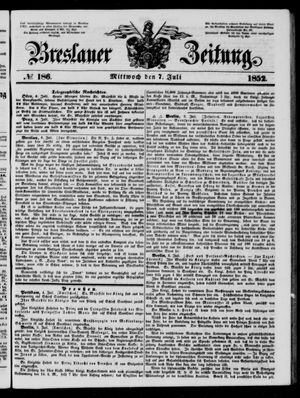 Breslauer Zeitung vom 07.07.1852