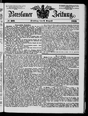 Breslauer Zeitung vom 03.08.1852