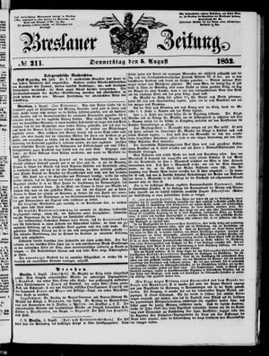 Breslauer Zeitung vom 05.08.1852