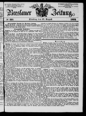 Breslauer Zeitung on Aug 17, 1852