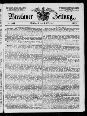 Breslauer Zeitung on Oct 6, 1852