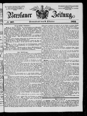 Breslauer Zeitung vom 09.10.1852