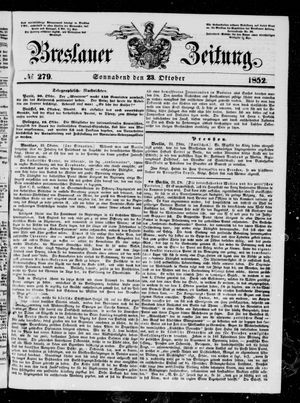 Breslauer Zeitung on Oct 23, 1852