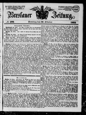 Breslauer Zeitung on Oct 24, 1852