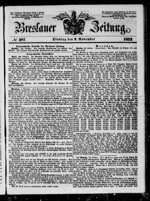 Breslauer Zeitung on Nov 2, 1852