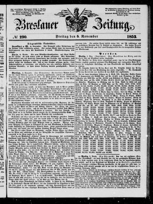 Breslauer Zeitung vom 05.11.1852