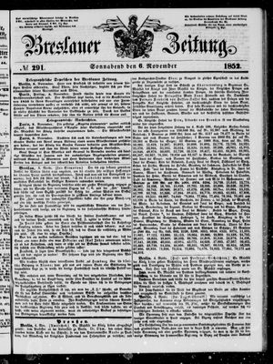 Breslauer Zeitung vom 06.11.1852