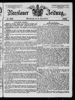 Breslauer Zeitung vom 08.12.1852