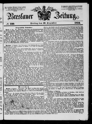 Breslauer Zeitung on Dec 10, 1852