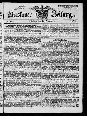 Breslauer Zeitung on Dec 14, 1852