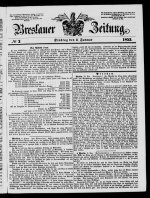 Breslauer Zeitung on Jan 4, 1853