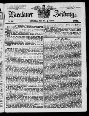 Breslauer Zeitung vom 11.01.1853