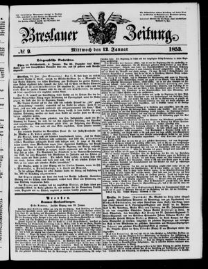 Breslauer Zeitung vom 12.01.1853