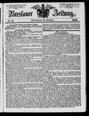 Breslauer Zeitung vom 14.01.1853