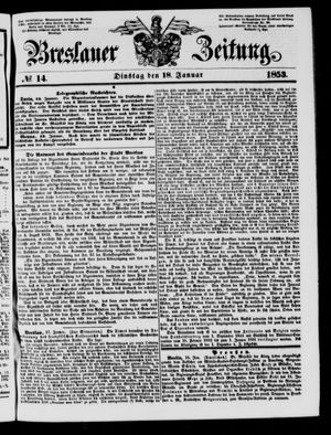 Breslauer Zeitung vom 18.01.1853