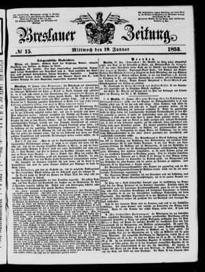 Breslauer Zeitung on Jan 19, 1853