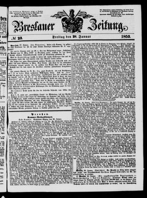 Breslauer Zeitung vom 28.01.1853