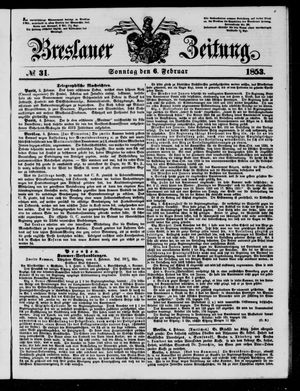 Breslauer Zeitung vom 06.02.1853