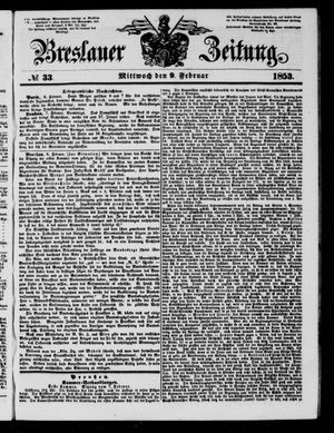 Breslauer Zeitung vom 09.02.1853