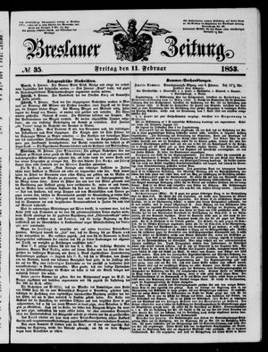 Breslauer Zeitung on Feb 11, 1853