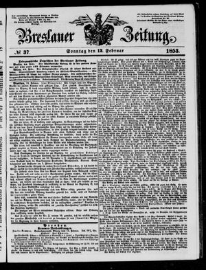 Breslauer Zeitung vom 13.02.1853