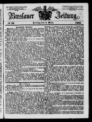 Breslauer Zeitung vom 04.03.1853