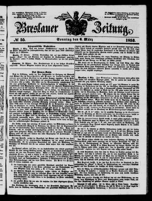Breslauer Zeitung vom 06.03.1853