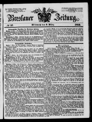 Breslauer Zeitung vom 09.03.1853