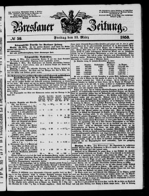 Breslauer Zeitung on Mar 11, 1853