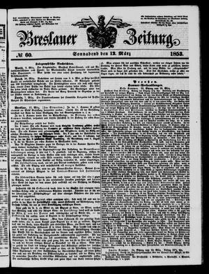 Breslauer Zeitung vom 12.03.1853