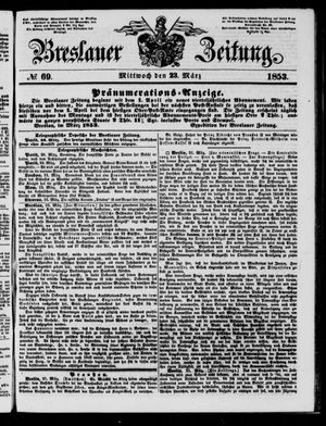 Breslauer Zeitung vom 23.03.1853