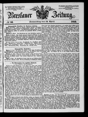 Breslauer Zeitung vom 14.04.1853