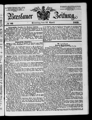 Breslauer Zeitung on Apr 17, 1853