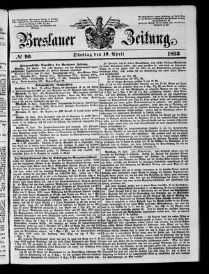 Breslauer Zeitung on Apr 19, 1853