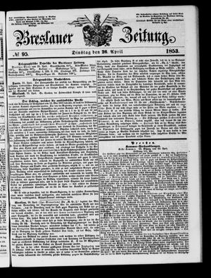 Breslauer Zeitung on Apr 26, 1853