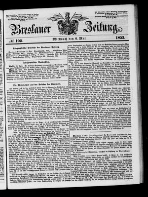 Breslauer Zeitung vom 04.05.1853