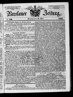 Breslauer Zeitung on May 13, 1853