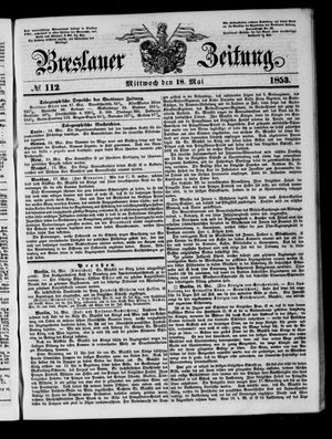 Breslauer Zeitung on May 18, 1853