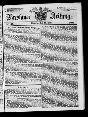 Breslauer Zeitung vom 22.05.1853