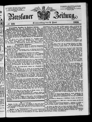 Breslauer Zeitung vom 02.06.1853